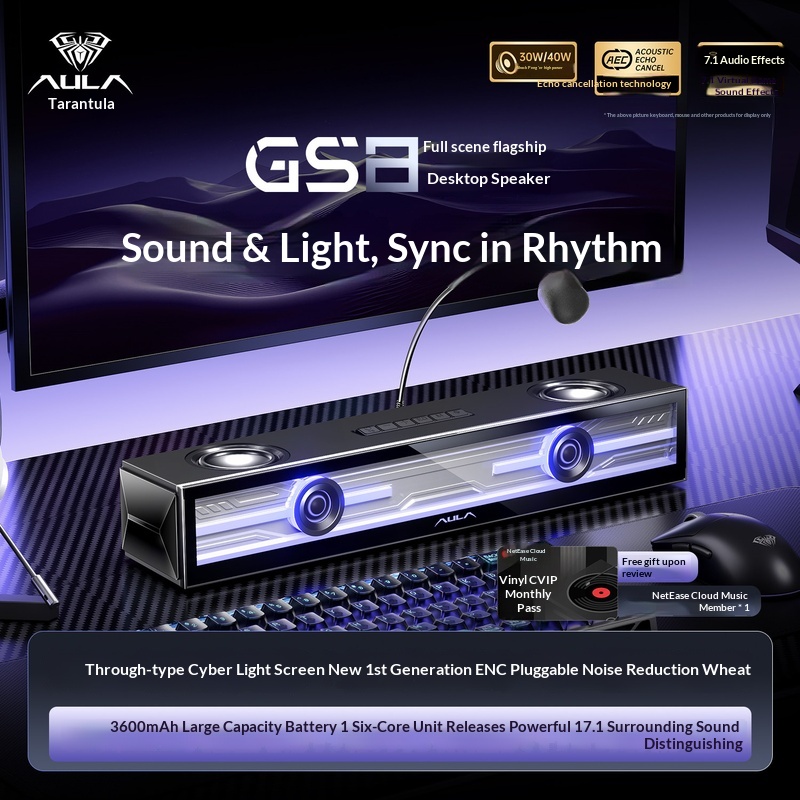 อูล่า จีเอส 8 ลำโพงสำหรับเล่นเ - Speaker Desk Setup บทวิจารณ์และราคา