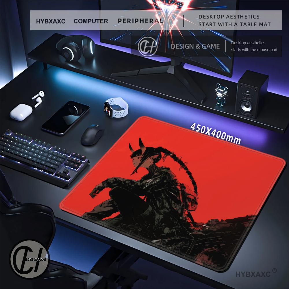 HYBXAXC แผ่นรองเมาส์ลายสาวโอนิ - Desk Setup Or Set Up บทวิจารณ์และราคา