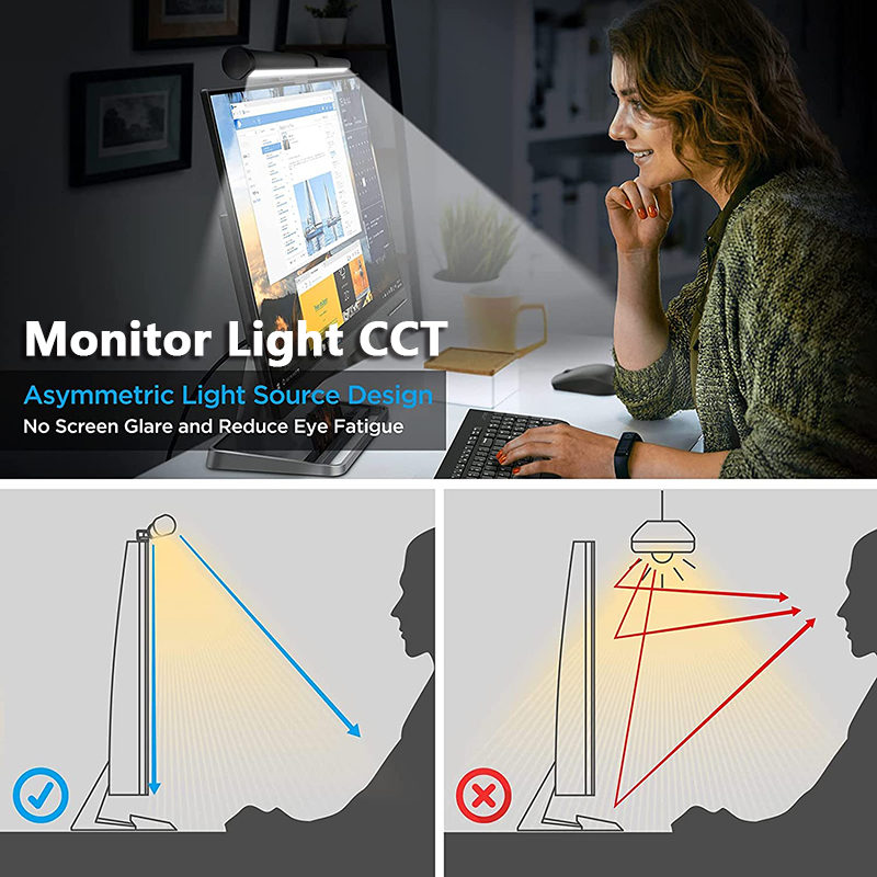 โคมไฟตั้งโต๊ะ RGB ขนาด 40 ซม.  - Desk Setup Light บทวิจารณ์และราคา