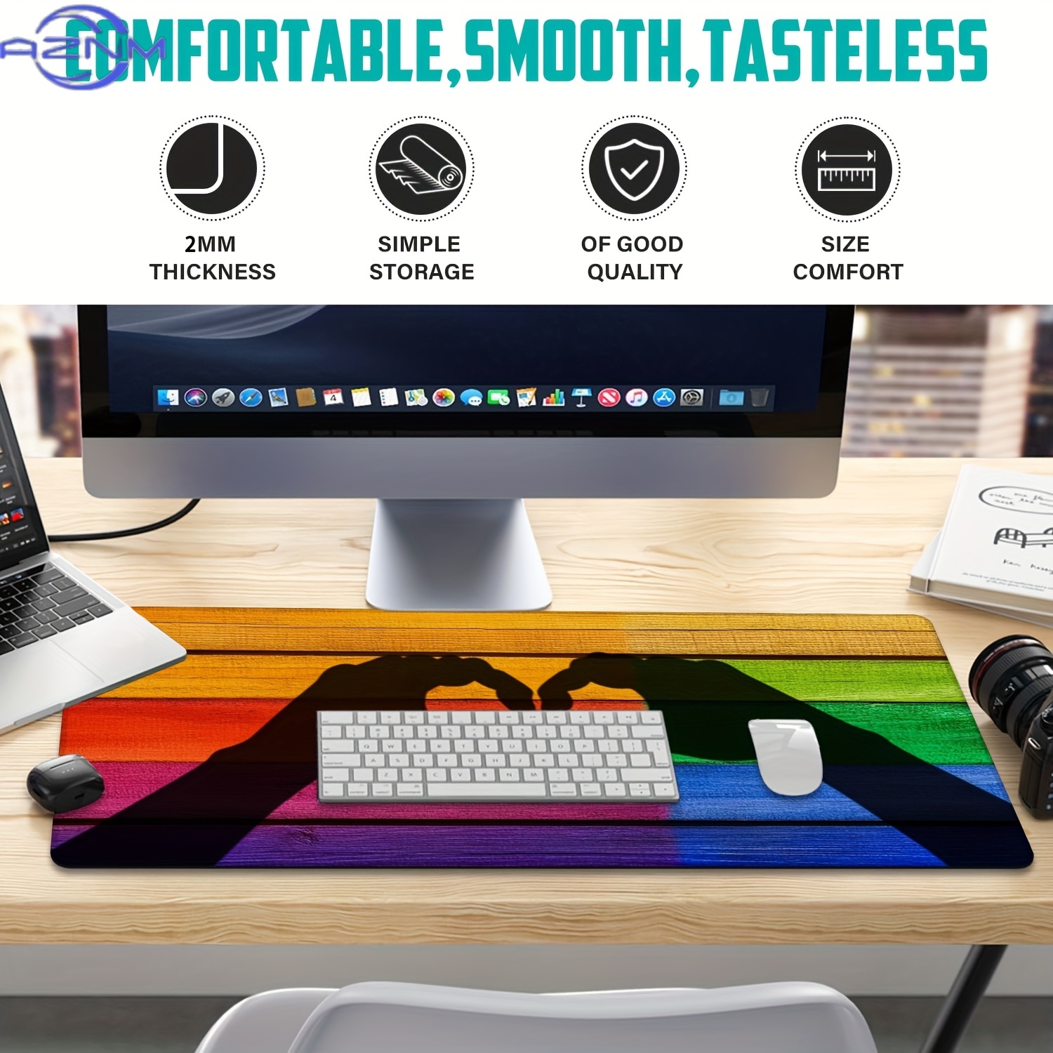 แผ่นรองเมาส์เกมมิ่งขนาดใหญ่พร้ - Desk Setup Designer บทวิจารณ์และราคา