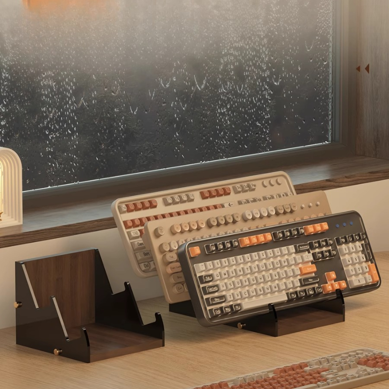 แท่นวางคีย์บอร์ดอะคริลิคแบบลอย - Desk Setup Living Room บทวิจารณ์และราคา